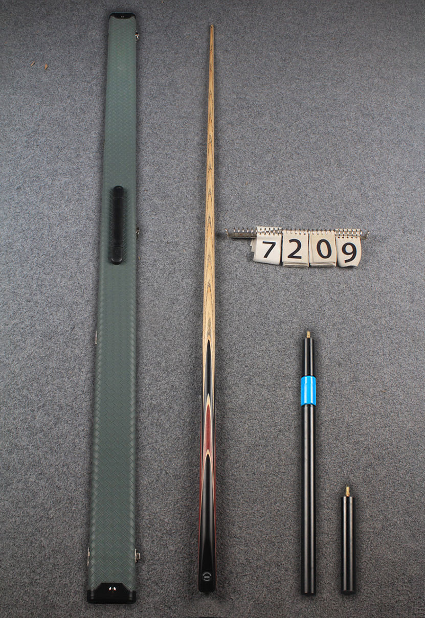 1 piece ash snooker cue # 7209 WOODS CUES