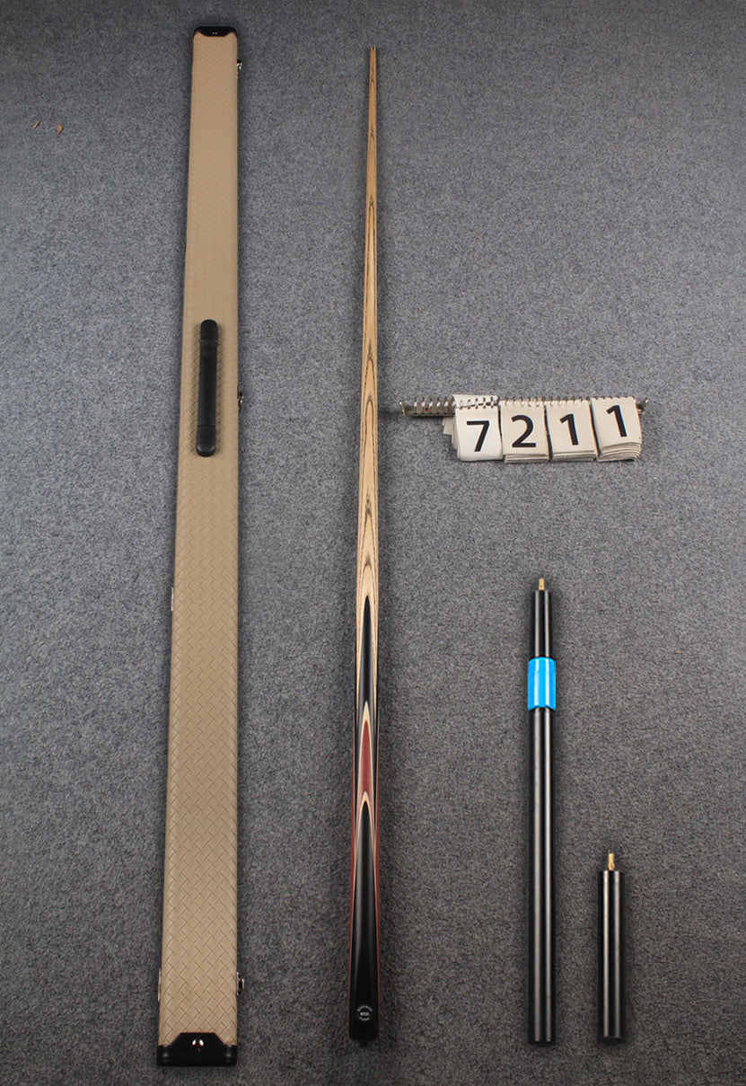 1 piece ash snooker cue # 7211 WOODS CUES