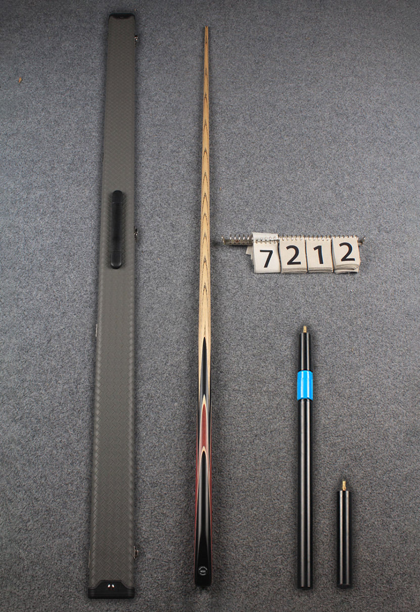 1 piece ash snooker cue # 7212 WOODS CUES