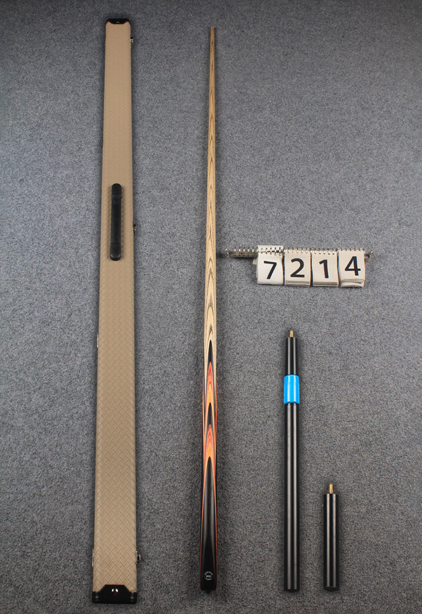 1 piece ash snooker cue # 7214 WOODS CUES