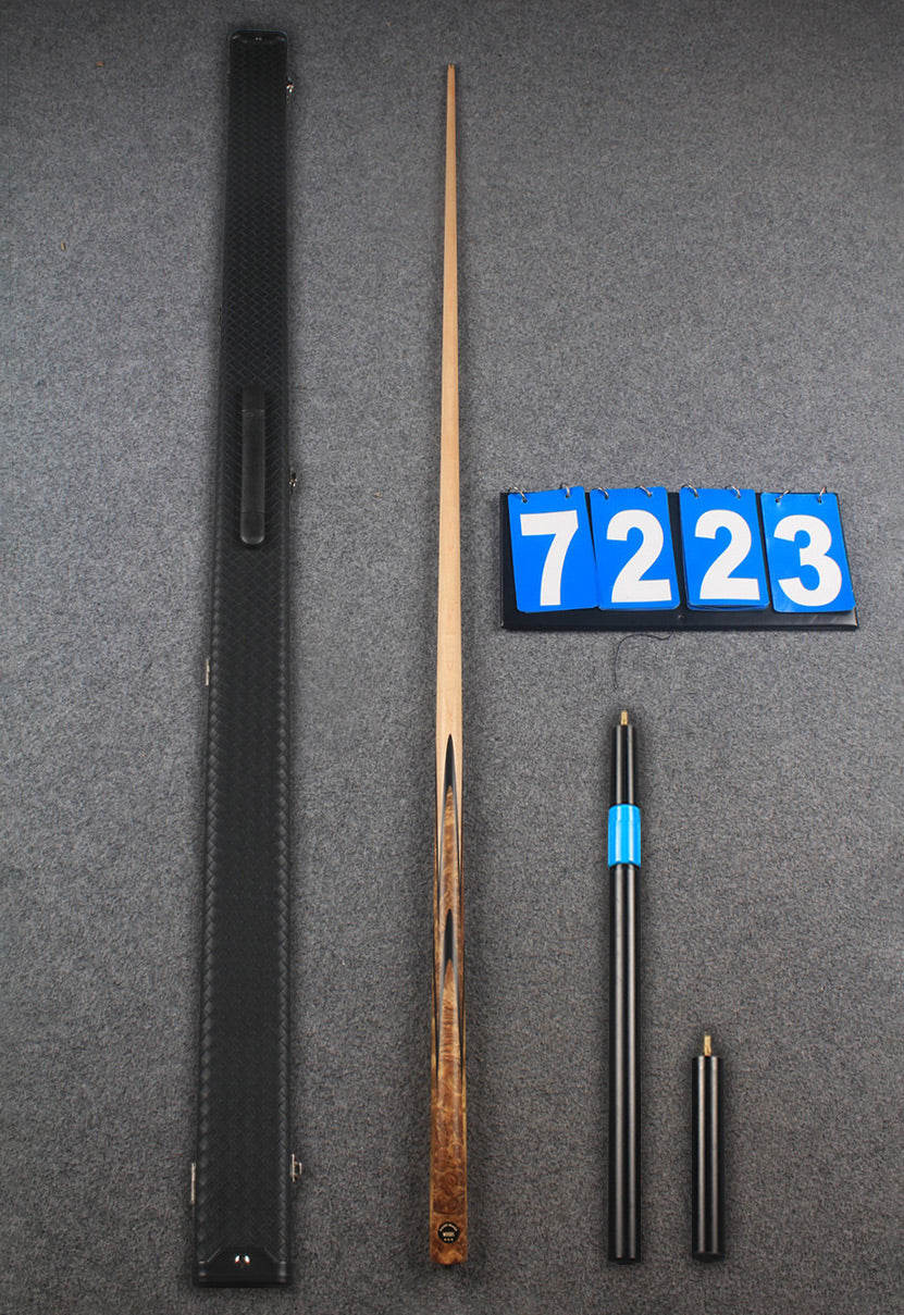 ★★★  1 piece maple snooker cue # 7223