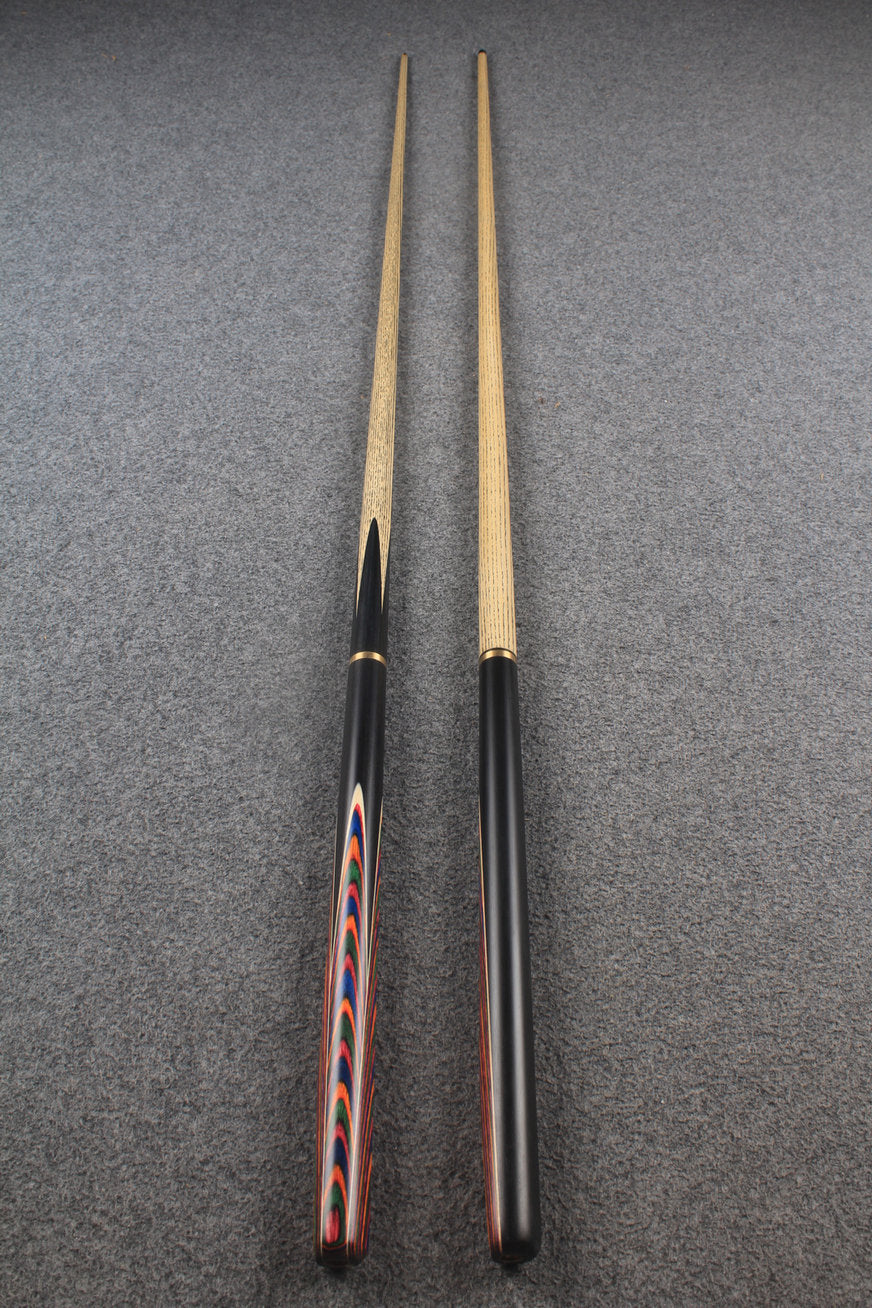 3/4 ASH english pool cue + break cue + case # 7230