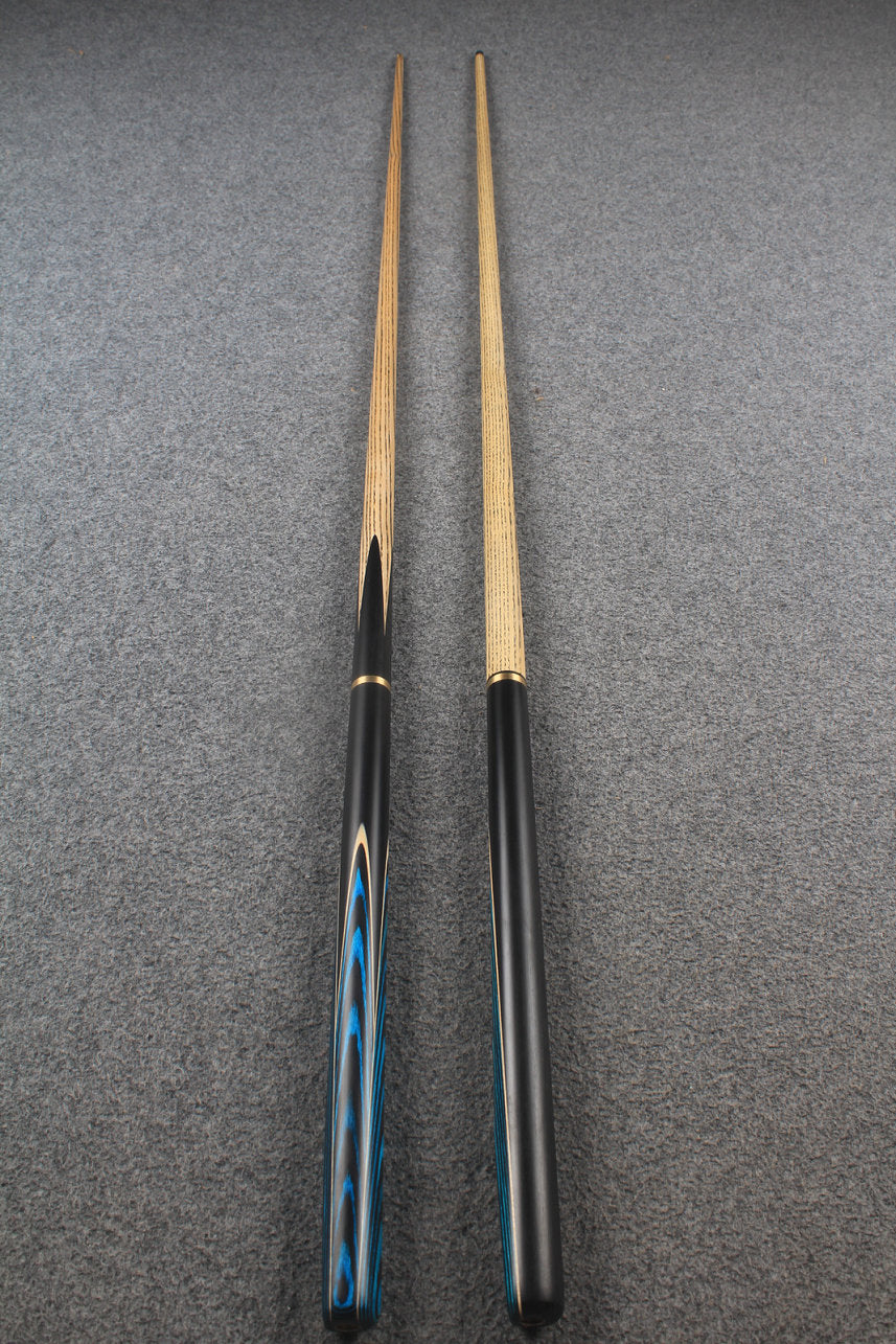 3/4 ASH english pool cue + break cue + case # 7233