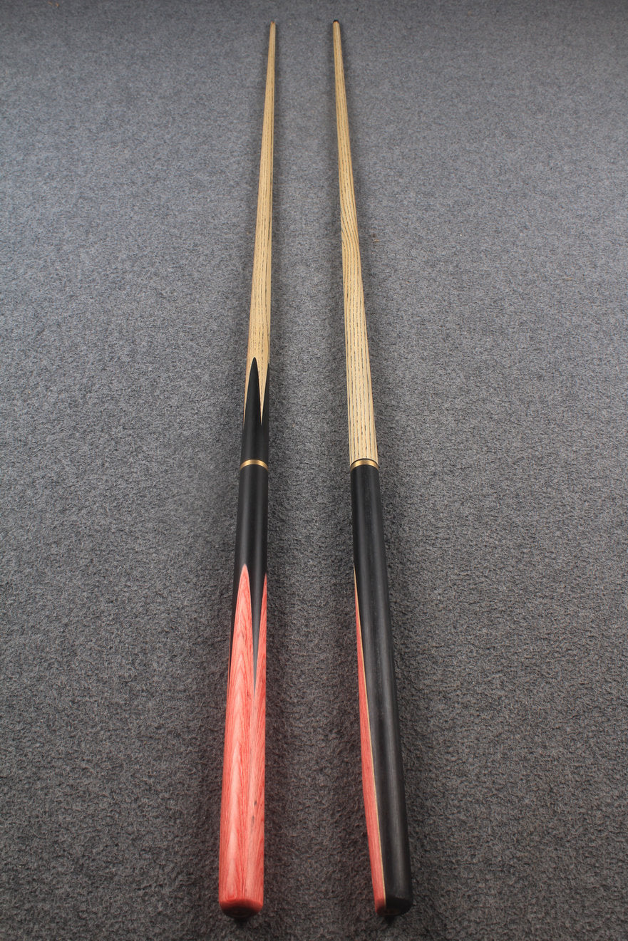 3/4 ASH english pool cue + break cue + case # 7236