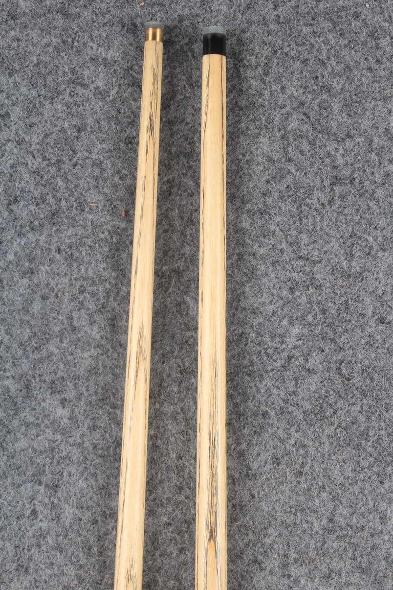 3/4 ASH english pool cue + break cue + case # 7236
