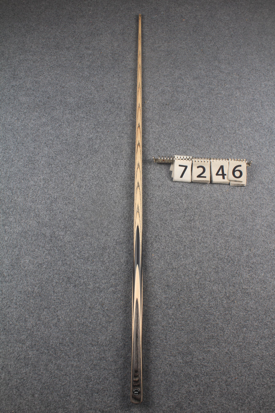 1 piece ash snooker cue # 7246 WOODS CUES