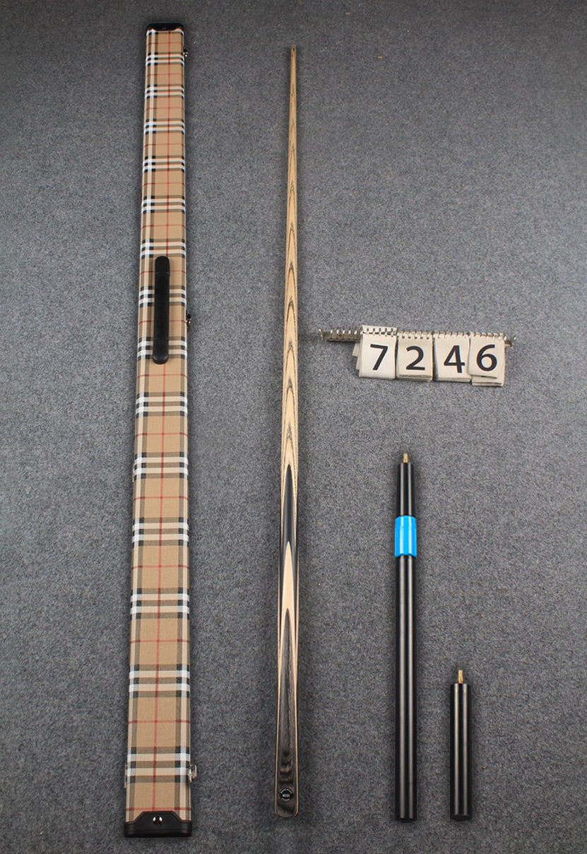 1 piece ash snooker cue # 7246 WOODS CUES