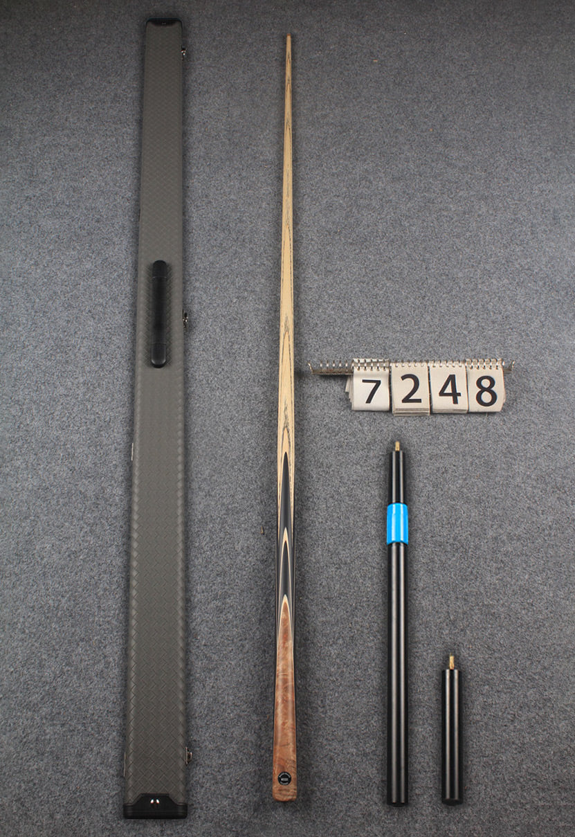 1 piece ash snooker cue # 7248 WOODS CUES