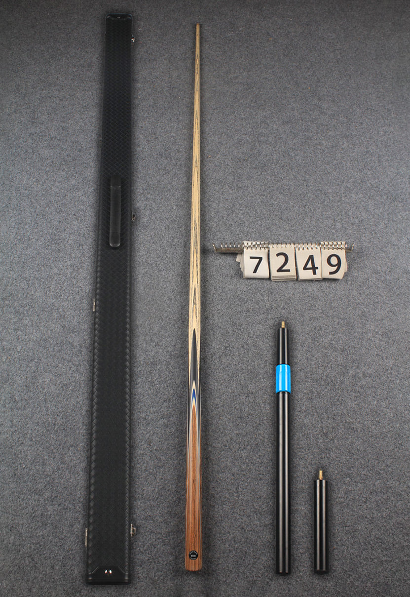 1 piece ash snooker cue # 7249 WOODS CUES