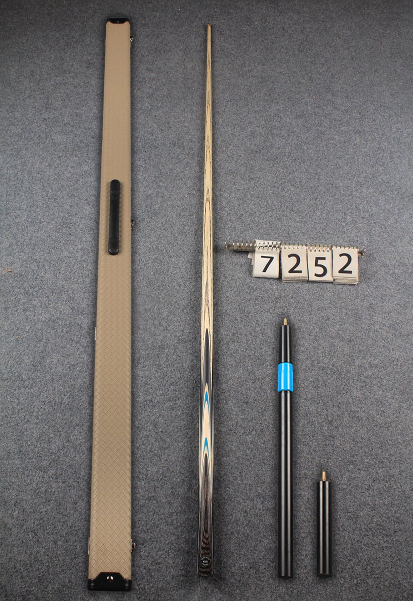 1 piece ash snooker cue # 7252 WOODS CUES