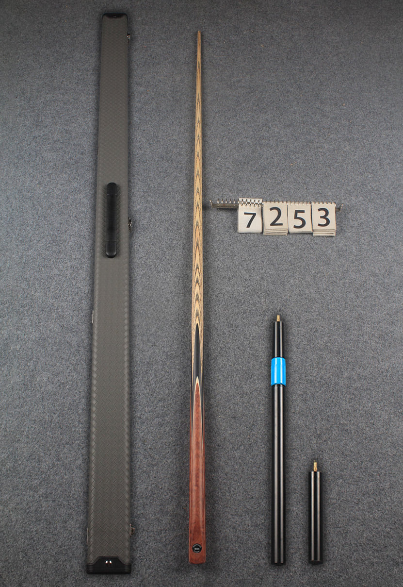 1 piece ash snooker cue # 7253 WOODS CUES