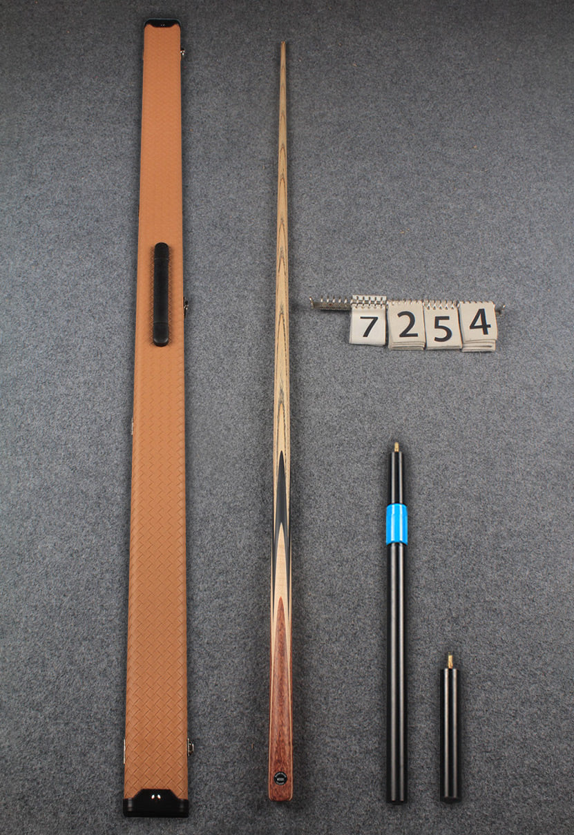 1 piece ash snooker cue # 7254 WOODS CUES