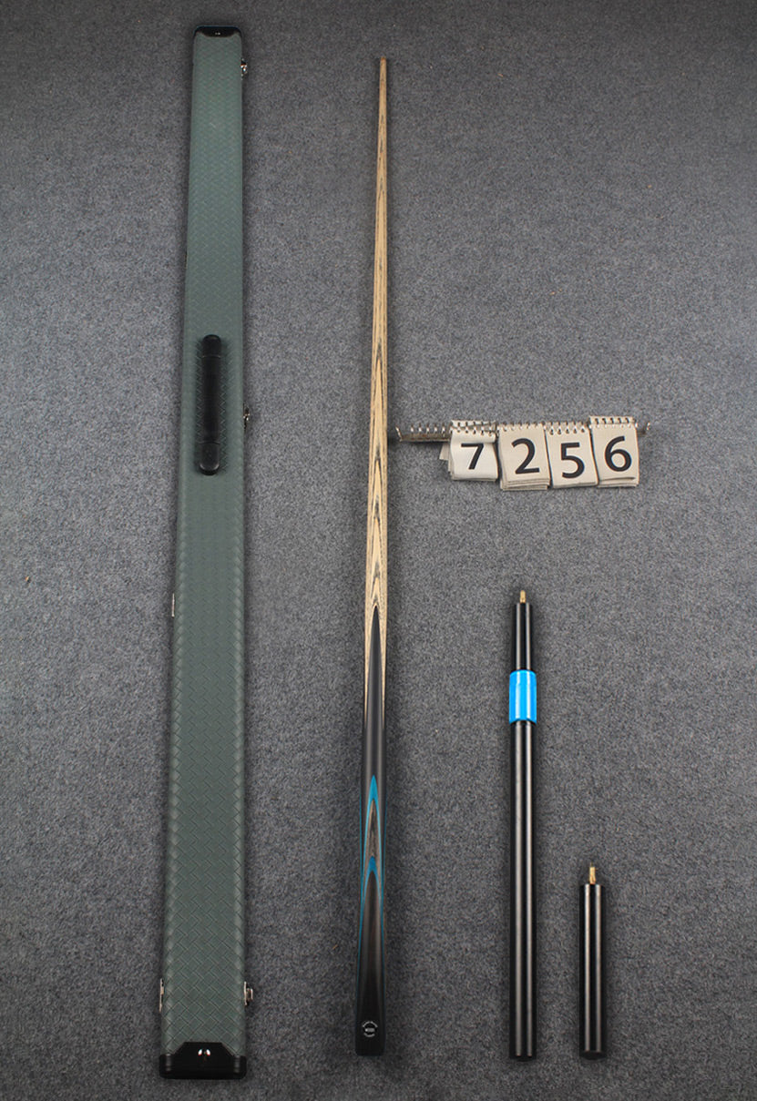 1 piece ash snooker cue # 7256 WOODS CUES