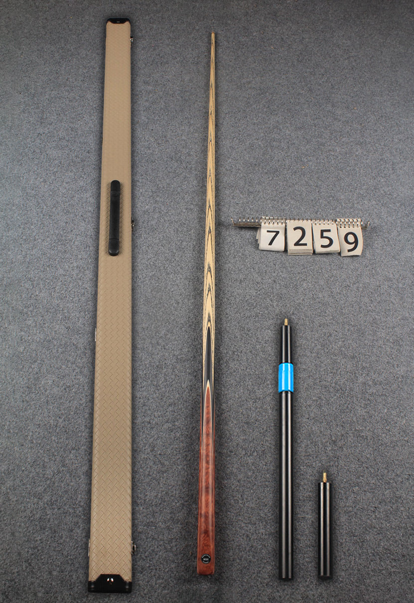 1 piece ash snooker cue # 7259 WOODS CUES