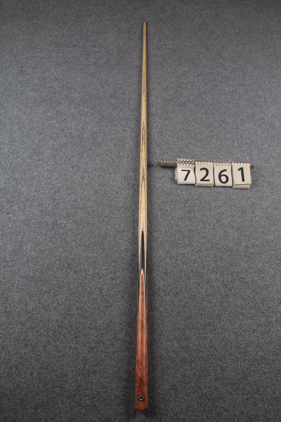 1 piece ash snooker cue # 7261 WOODS CUES