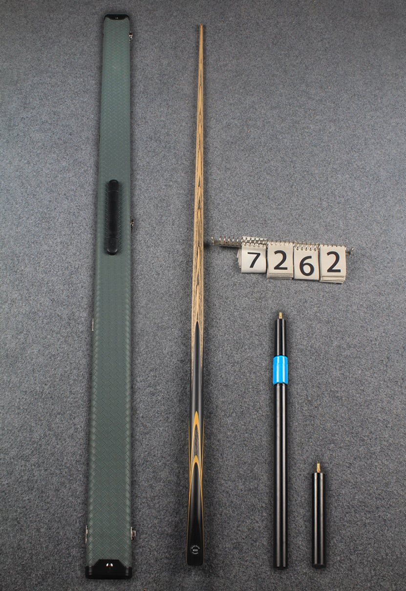 1 piece ash snooker cue # 7262 WOODS CUES