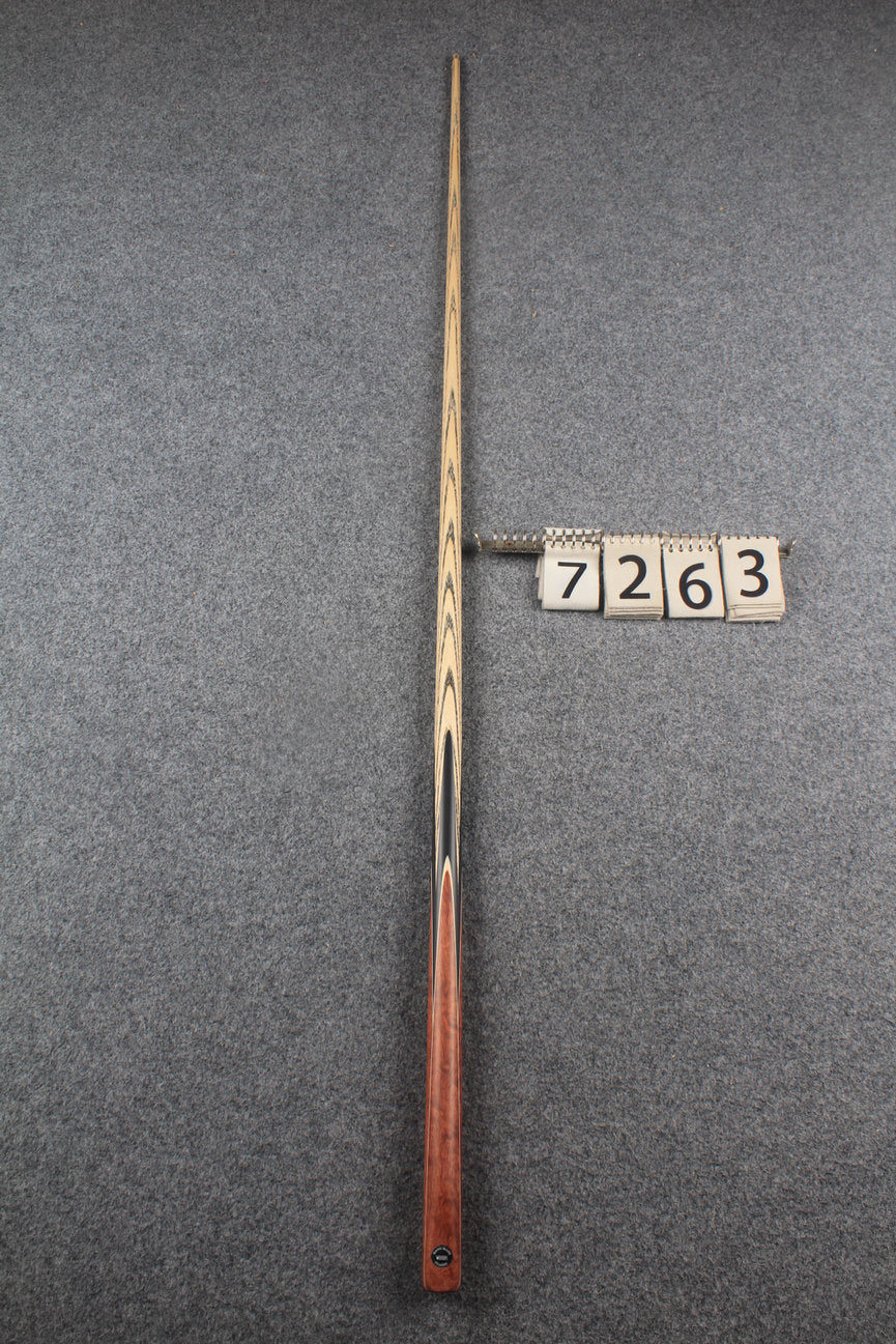 1 piece ash snooker cue # 7263 WOODS CUES