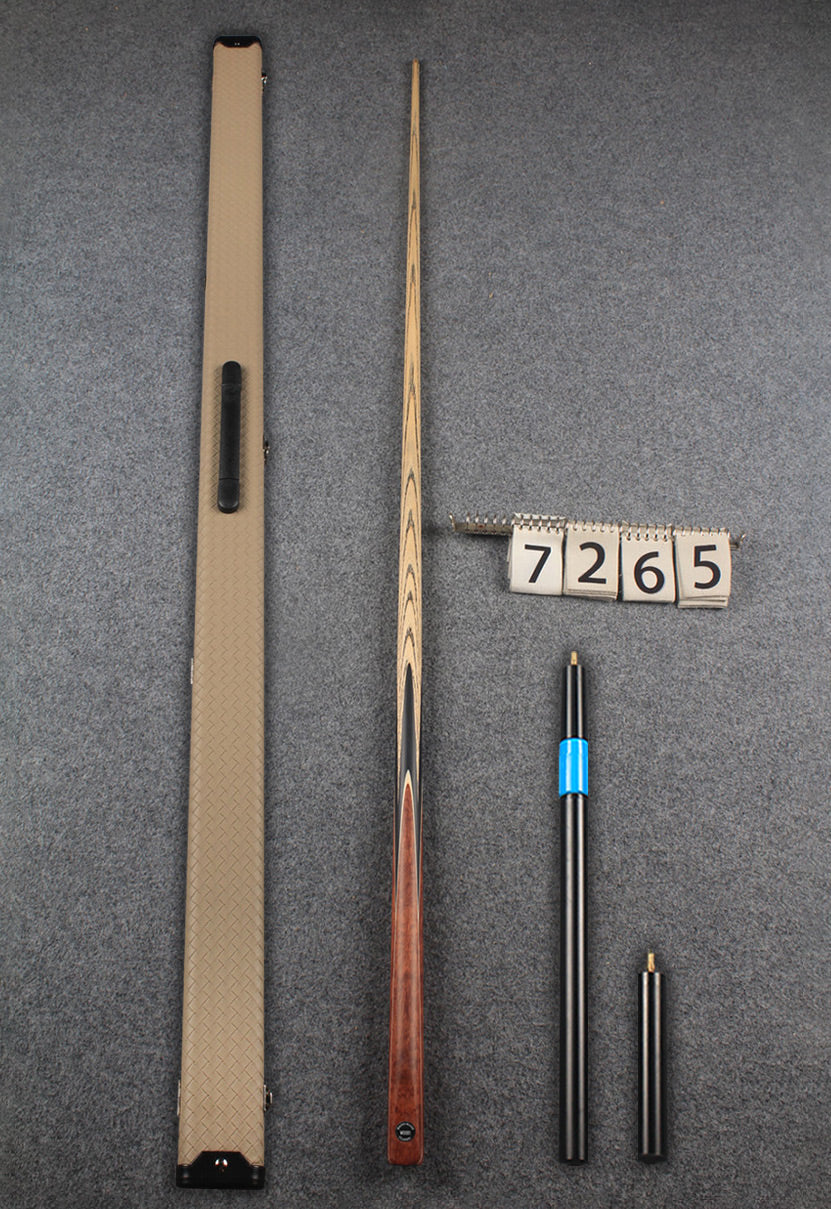 1 piece ash snooker cue # 7265 WOODS CUES