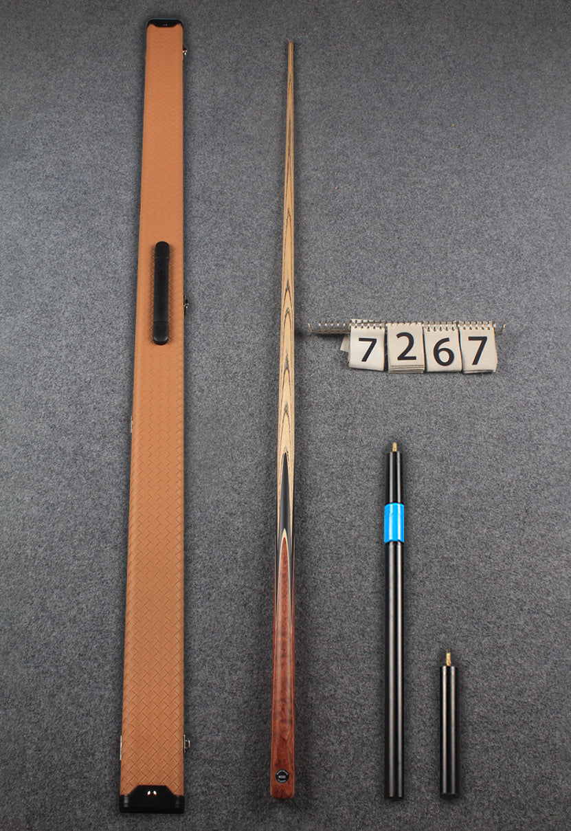 1 piece ash snooker cue # 7267 WOODS CUES