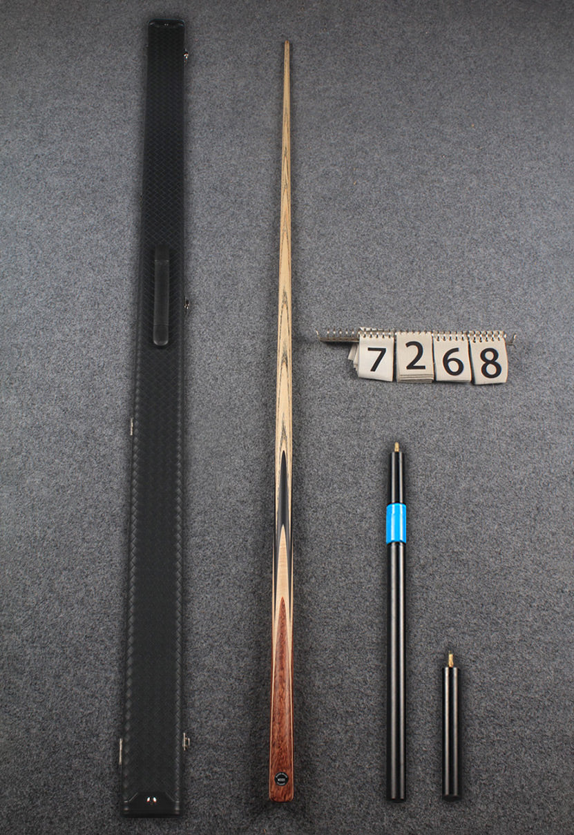 1 piece ash snooker cue # 7268 WOODS CUES
