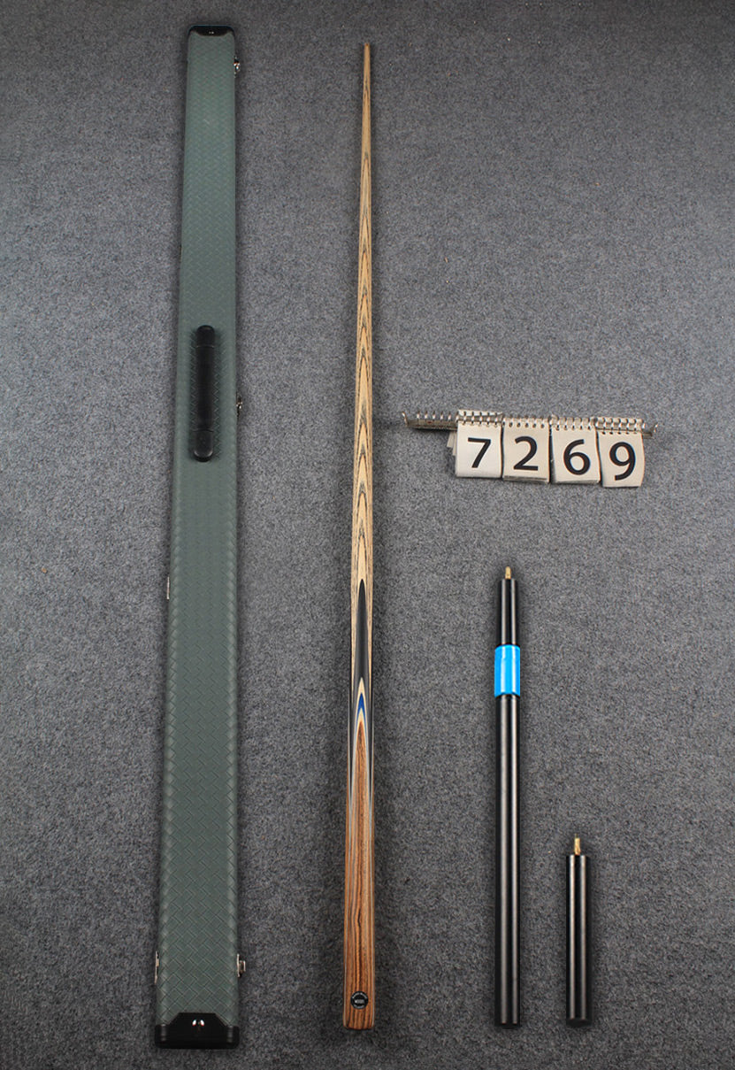 1 piece ash snooker cue # 7269 WOODS CUES