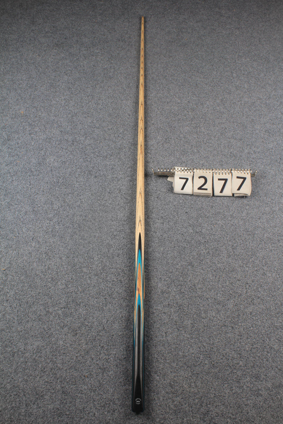 1 piece ash snooker cue # 7277 WOODS CUES