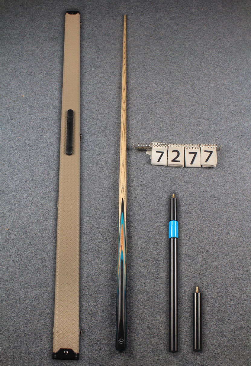 1 piece ash snooker cue # 7277 WOODS CUES