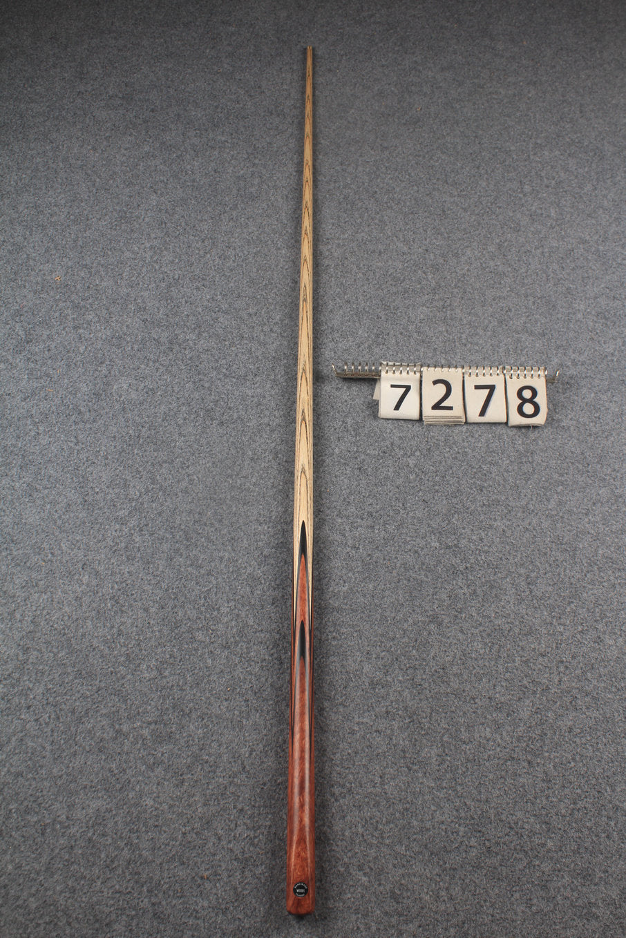 1 piece ash snooker cue # 7278 WOODS CUES