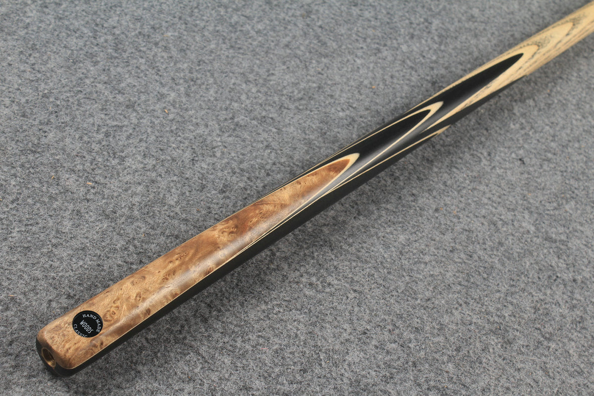 custom-made:  woods 1 piece handmade ASH snooker / pool cue #154-#158 - made to order WOODS CUES