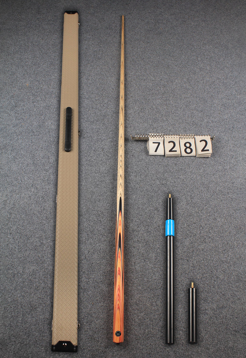 1 piece ash snooker cue # 7282 WOODS CUES