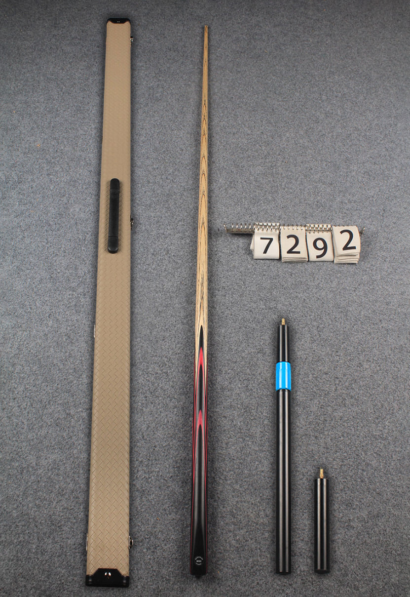 1 piece ash snooker cue # 7292 WOODS CUES