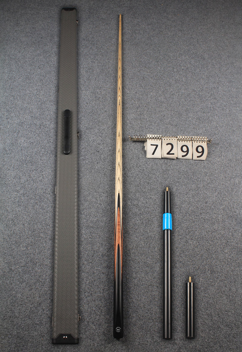 1 piece ash snooker cue # 7299 WOODS CUES