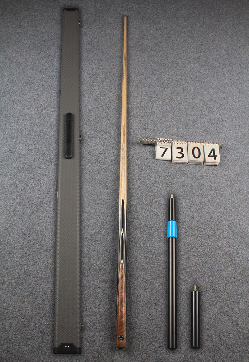 1 piece ash snooker cue # 7304 WOODS CUES