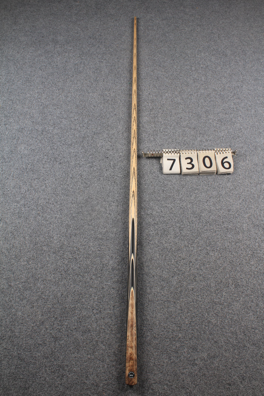 1 piece ash snooker cue # 7306 WOODS CUES