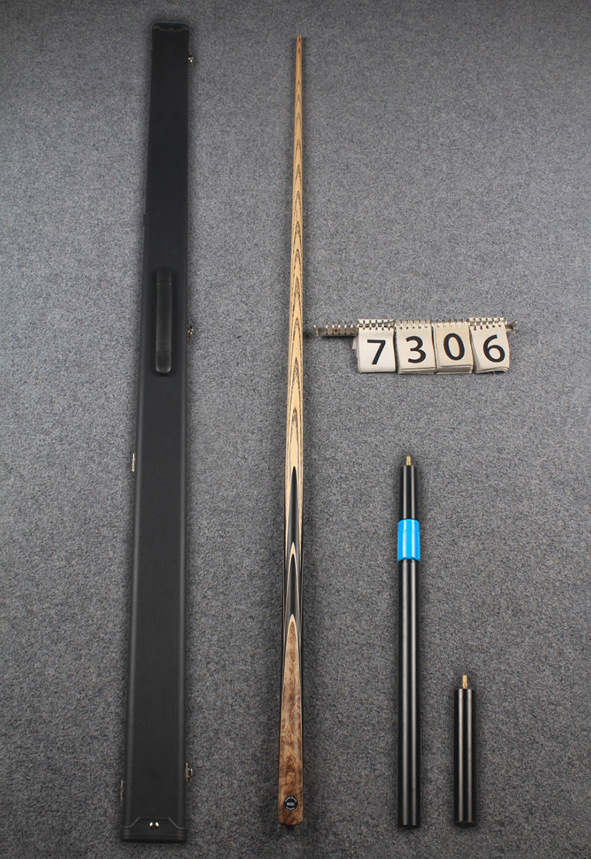 1 piece ash snooker cue # 7306 WOODS CUES