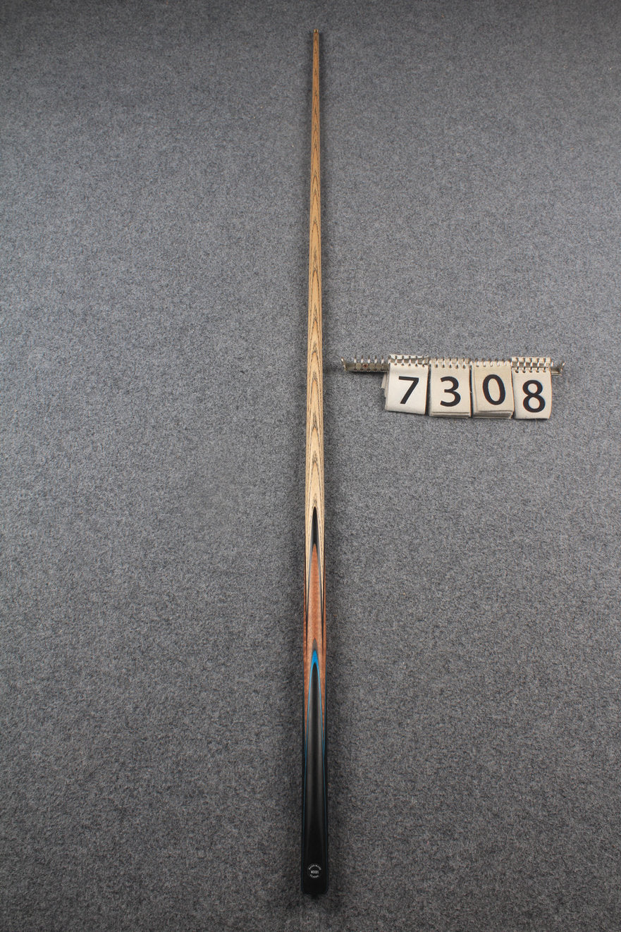1 piece ash snooker cue # 7308 WOODS CUES