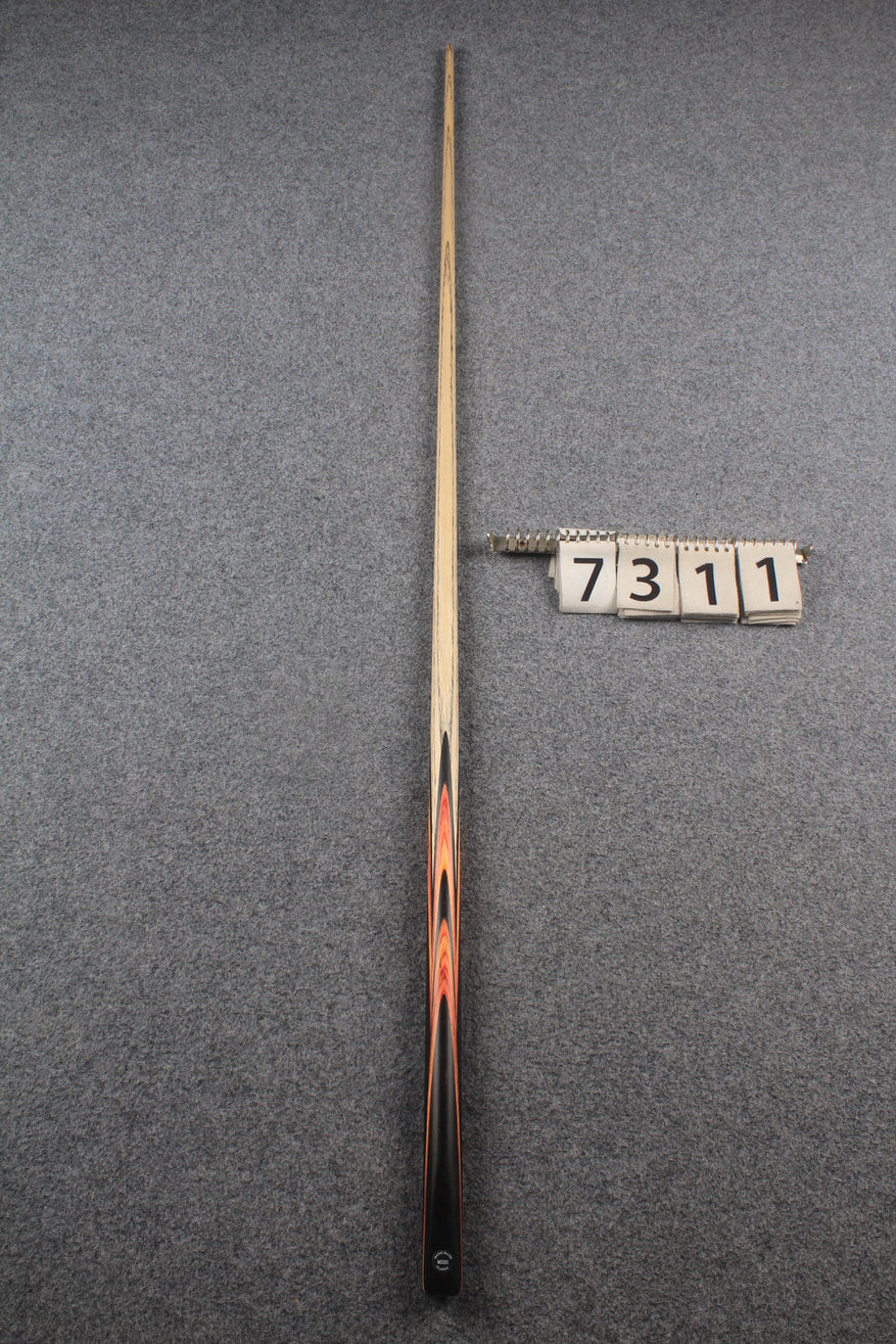 1 piece ash snooker cue # 7311 WOODS CUES