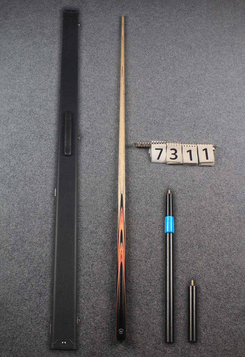 1 piece ash snooker cue # 7311 WOODS CUES