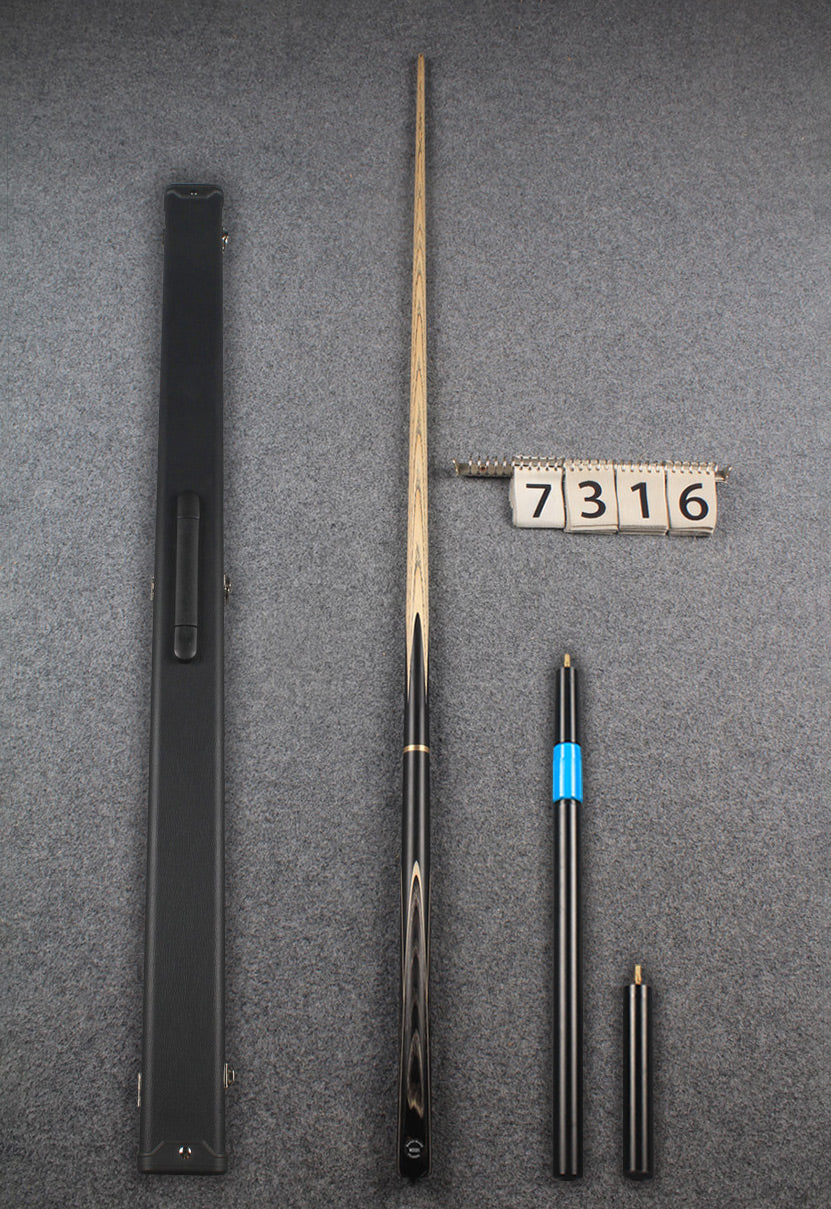 3/4 ash 59'' snooker cue # 7316 WOODS CUES
