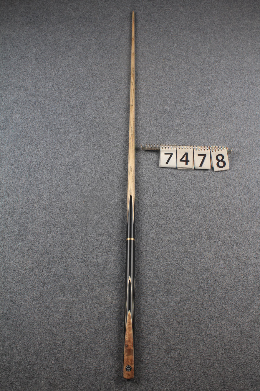 3/4 ash 59'' english pool cue # 7478 WOODS CUES