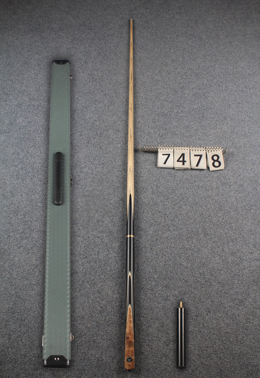 3/4 ash 59'' english pool cue # 7478 WOODS CUES