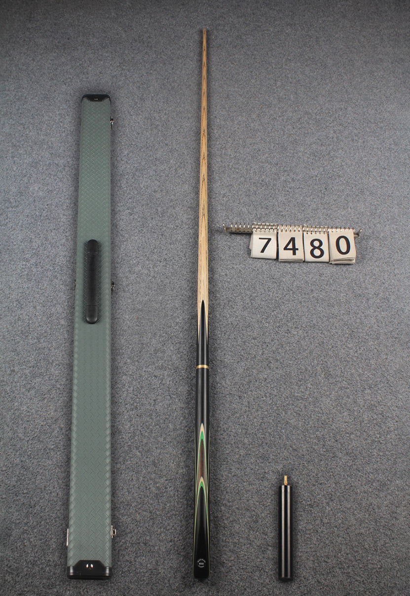 3/4 ash 59'' english pool cue # 7480 WOODS CUES