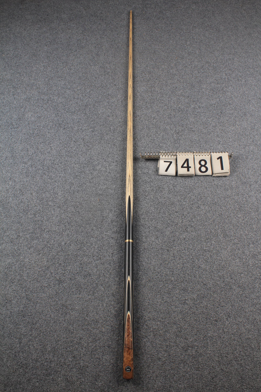 3/4 ash 59'' english pool cue # 7481 WOODS CUES