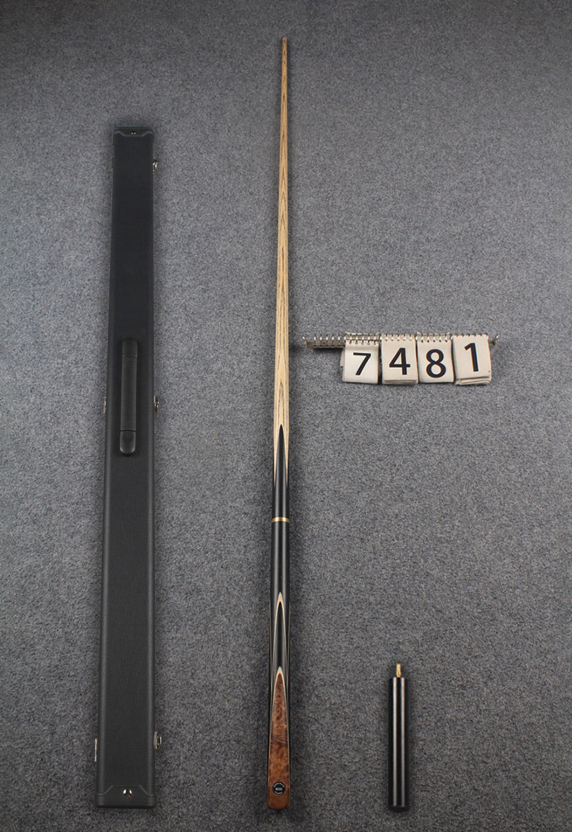 3/4 ash 59'' english pool cue # 7481 WOODS CUES