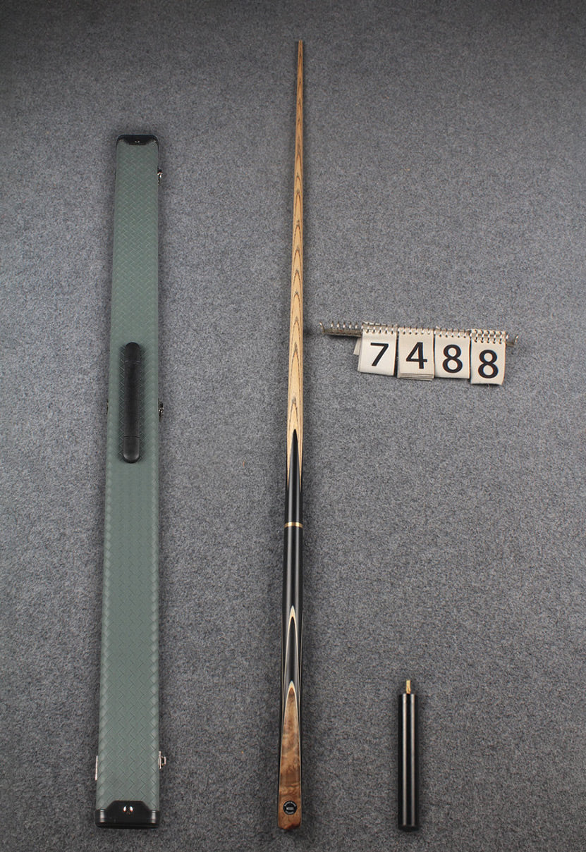 3/4 ash 59'' english pool cue # 7488 WOODS CUES