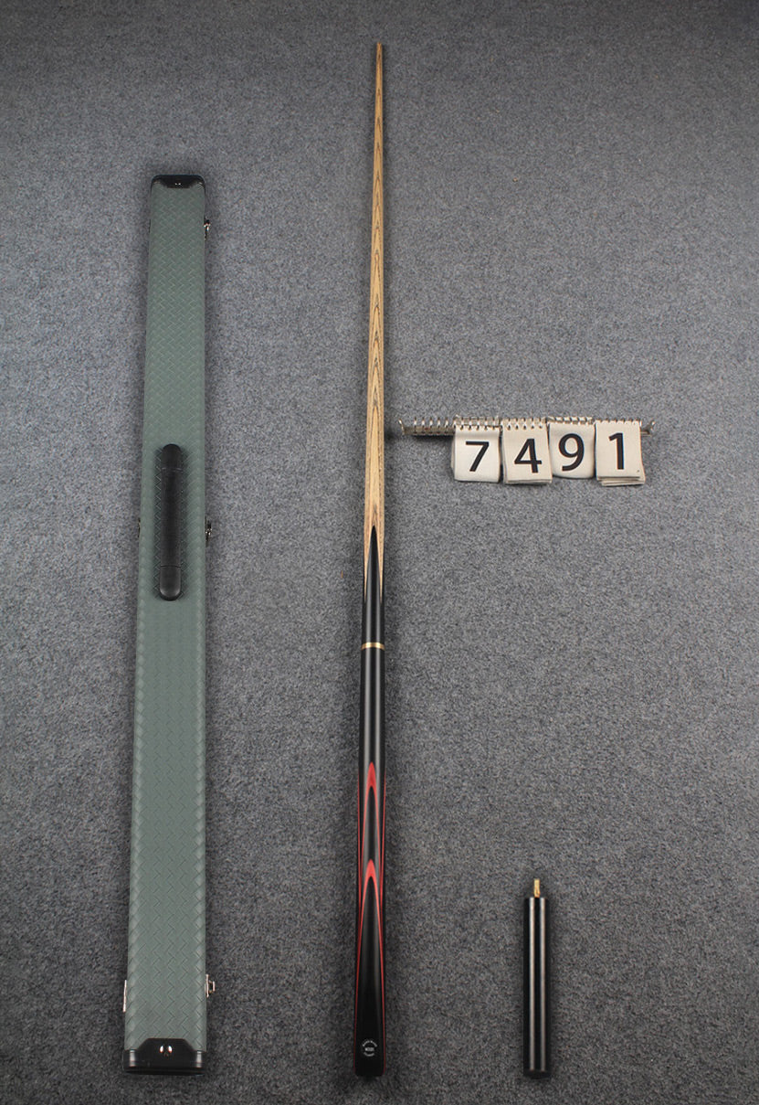 3/4 ash 60'' english pool cue # 7491 WOODS CUES
