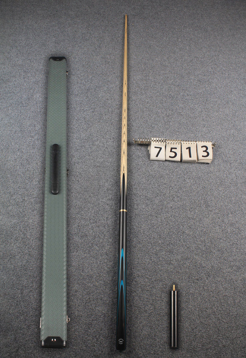 3/4 ash 60'' english pool cue # 7513 WOODS CUES
