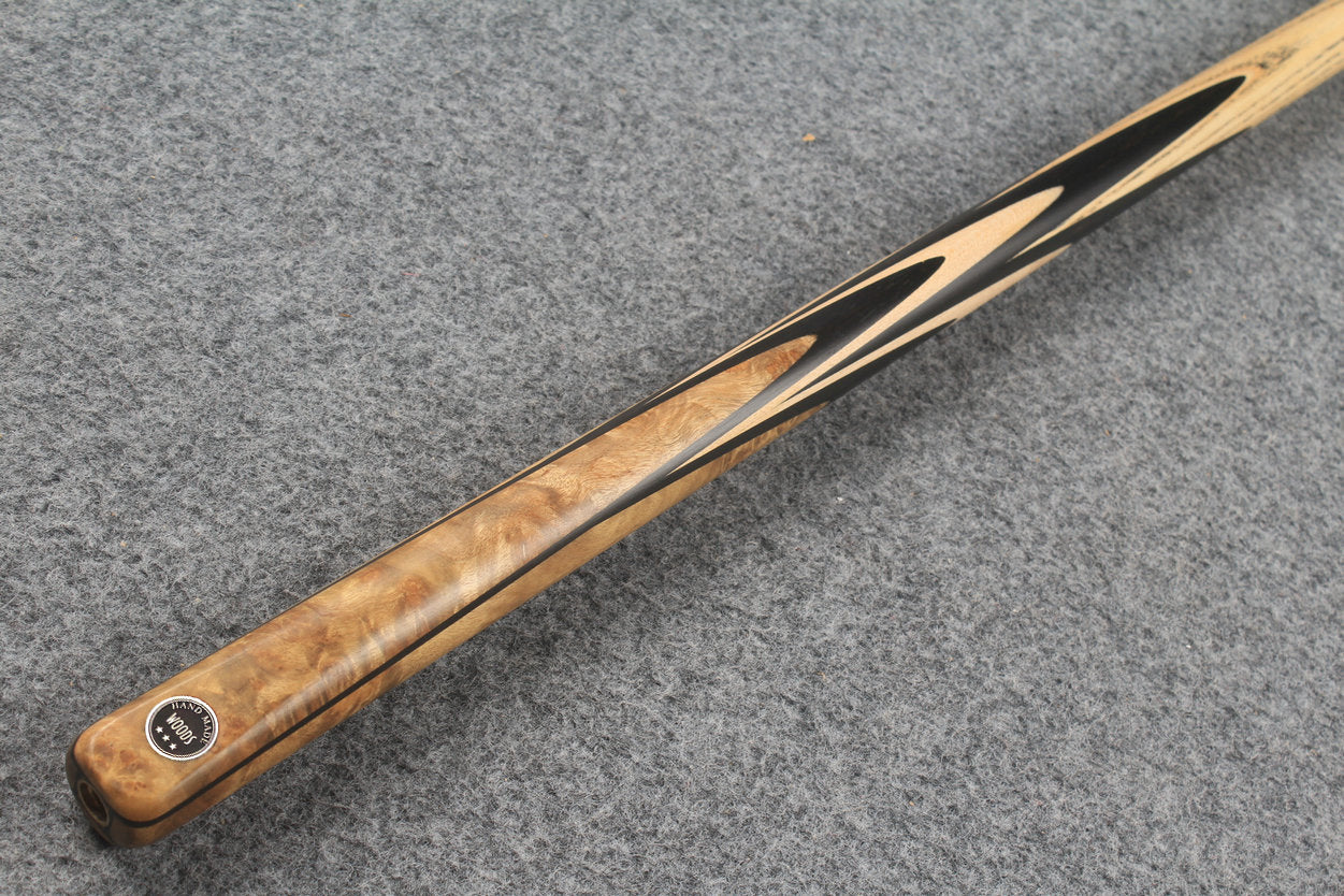 ★★★  1 piece ash snooker cue # 7539 WOODS CUES