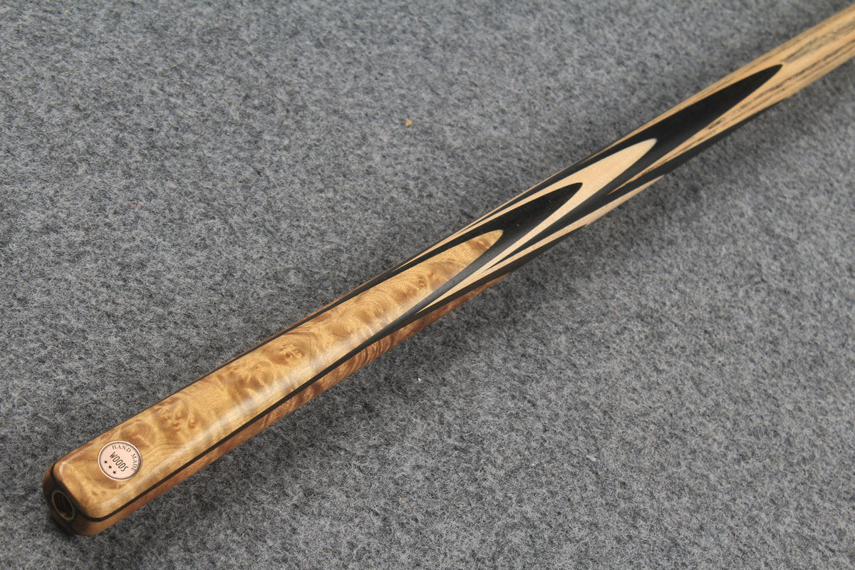 ★★★  1 piece ash snooker cue # 7542 WOODS CUES