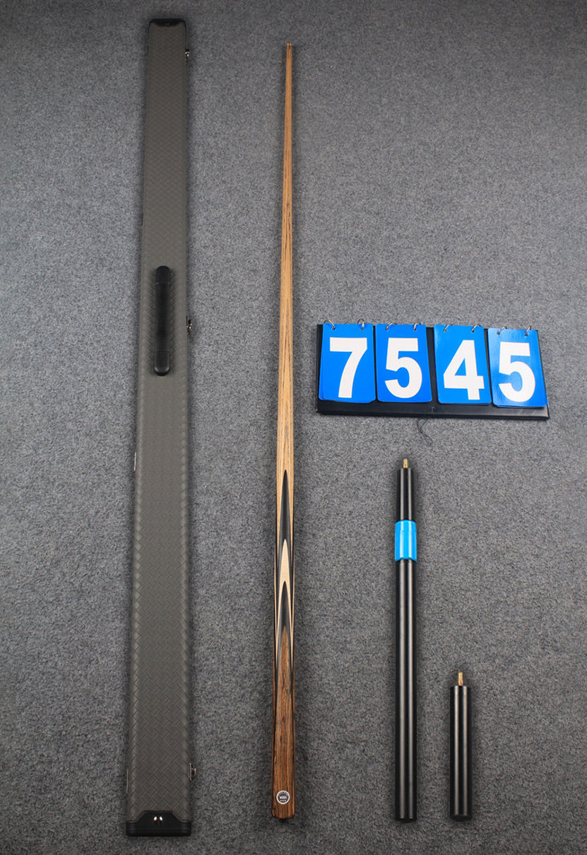 ★★★  1 piece ash snooker cue # 7545 WOODS CUES